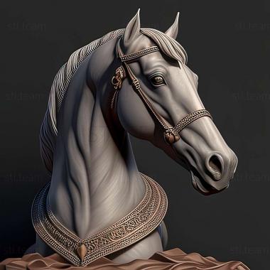 3D model Godolphin Arabian famous animal (STL)